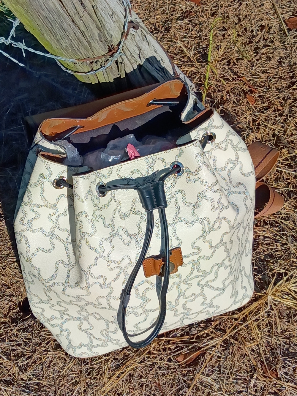 TOUS Multi Beige Iconic Backpack - Picture 6 of 8